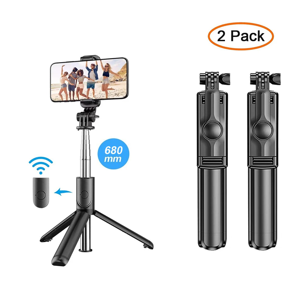 Selfie Stick Tripod Extendable Wireless Bluetooth Remote