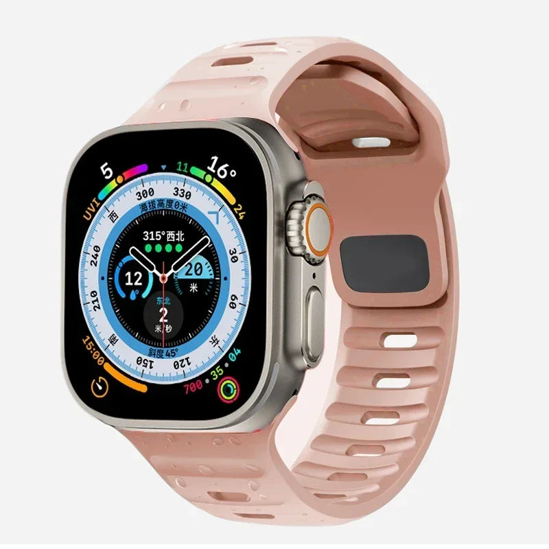 Soft Silicone Strap For Apple Watch Band Ultra