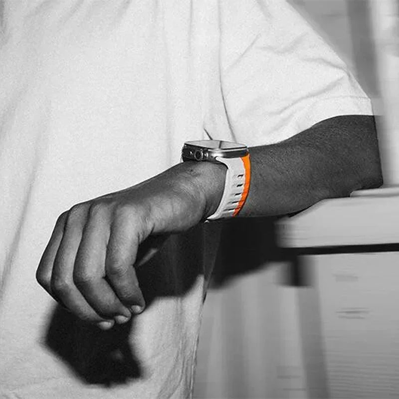 Soft Silicone Strap For Apple Watch Band Ultra