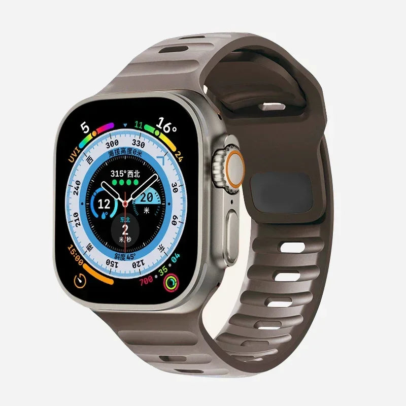 Soft Silicone Strap For Apple Watch Band Ultra