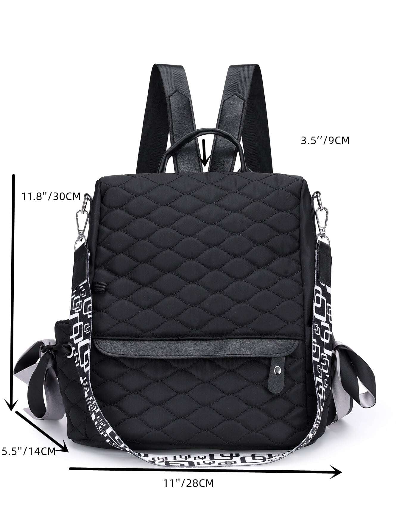 Lightweight Multi-Pocket Dual-Shoulder Backpack for Women,