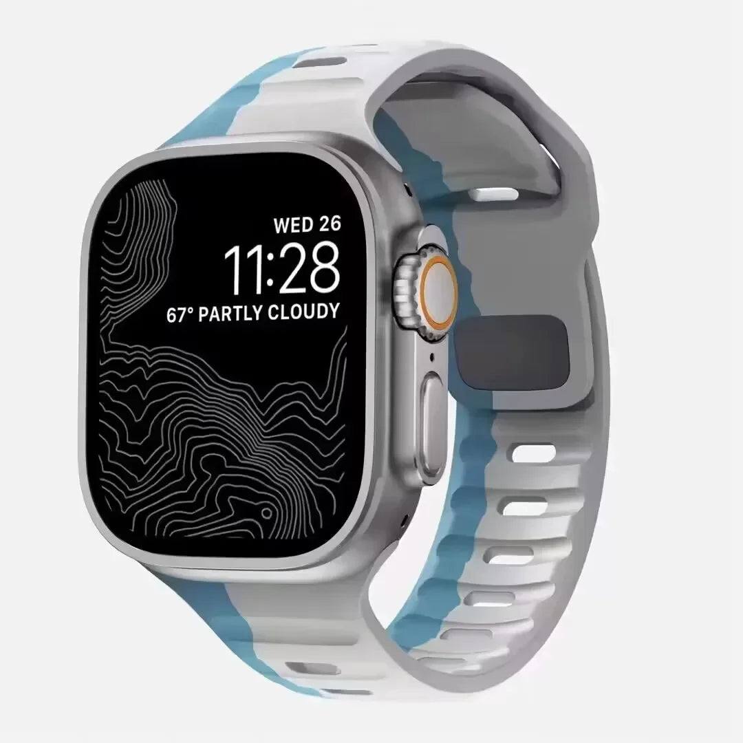 Soft Silicone Strap For Apple Watch Band Ultra