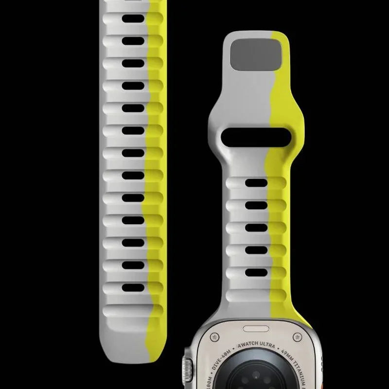 Soft Silicone Strap For Apple Watch Band Ultra