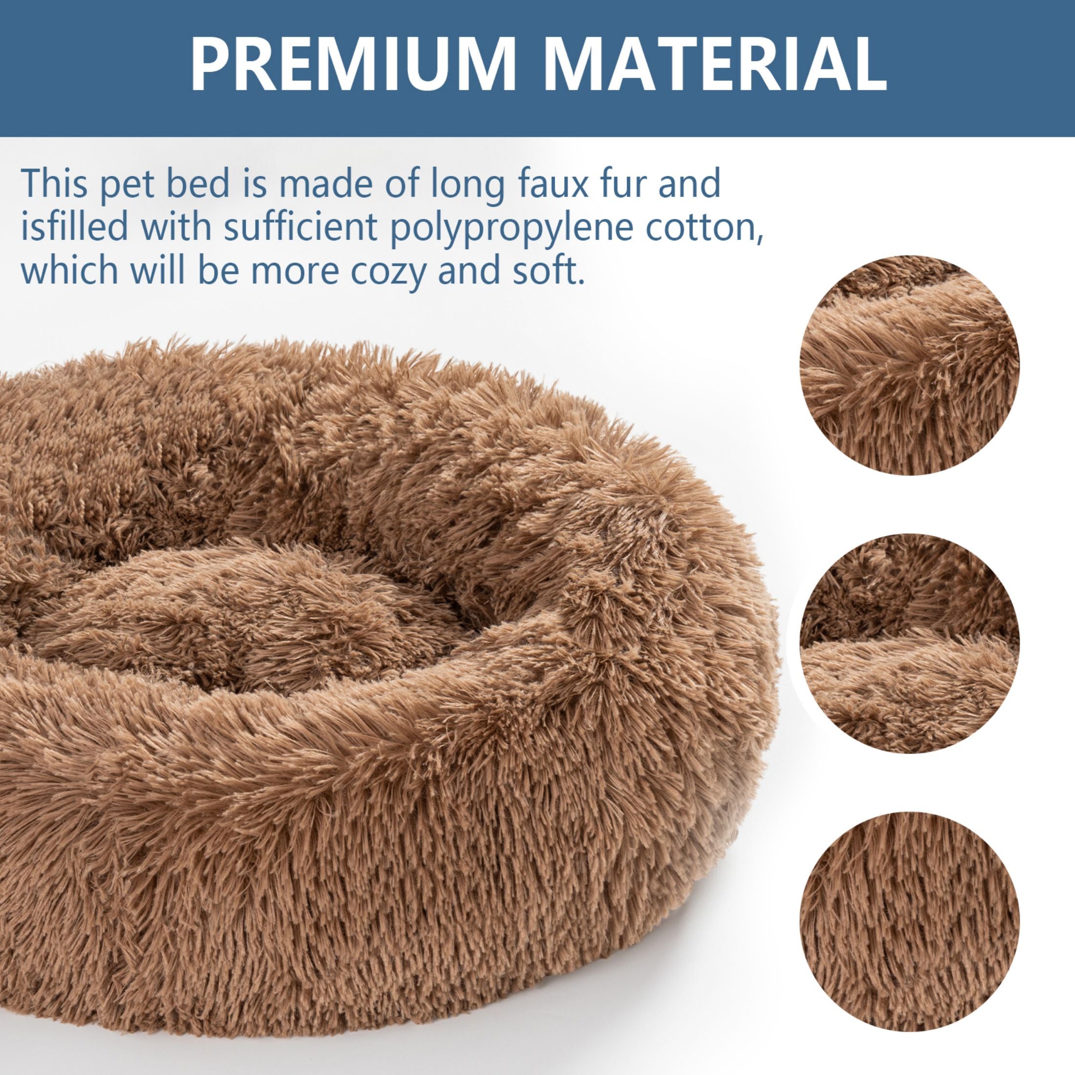 House Cat Bed Washable Pet Sofa Mat Calming Samll Large Dog Beds