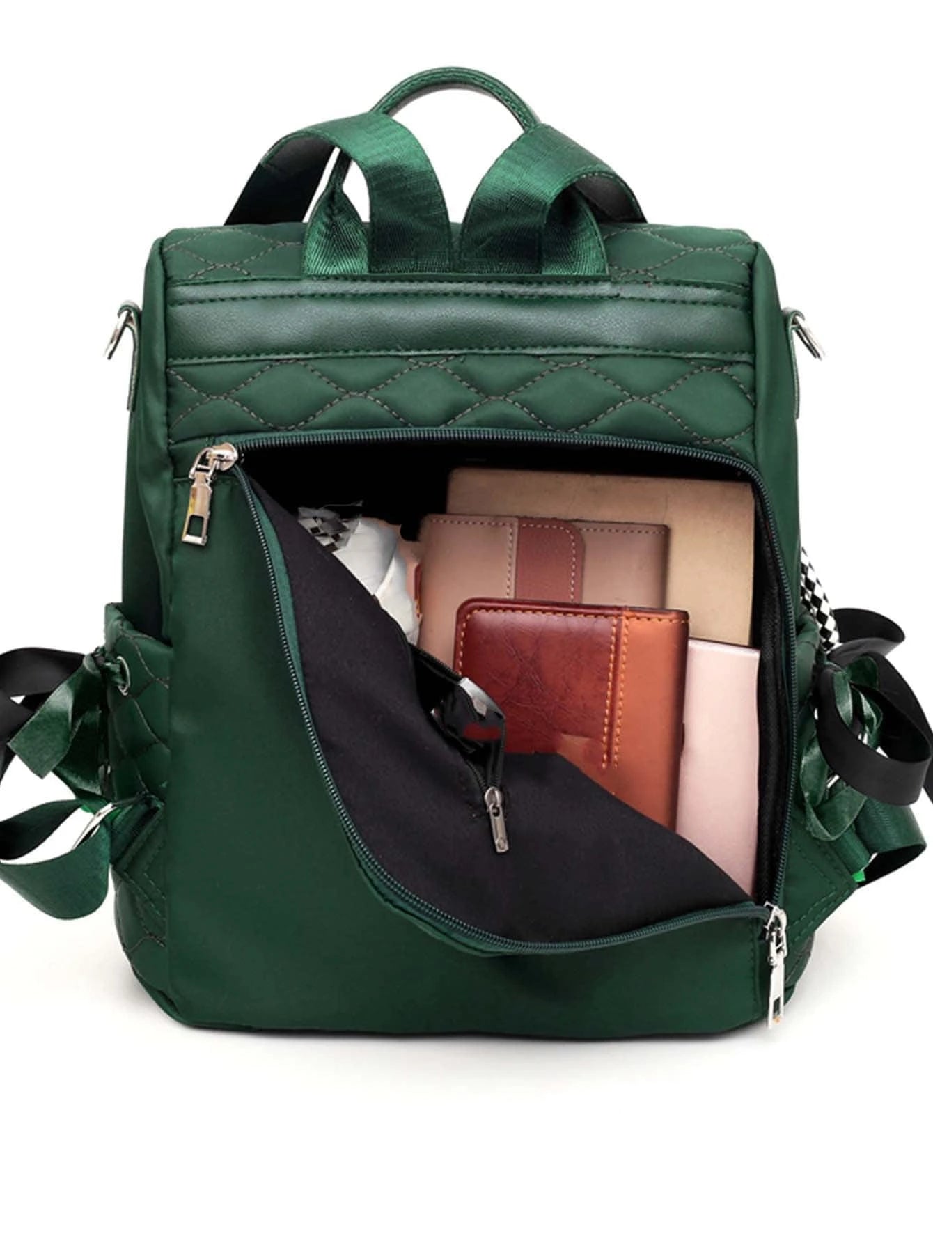Lightweight Multi-Pocket Dual-Shoulder Backpack for Women,