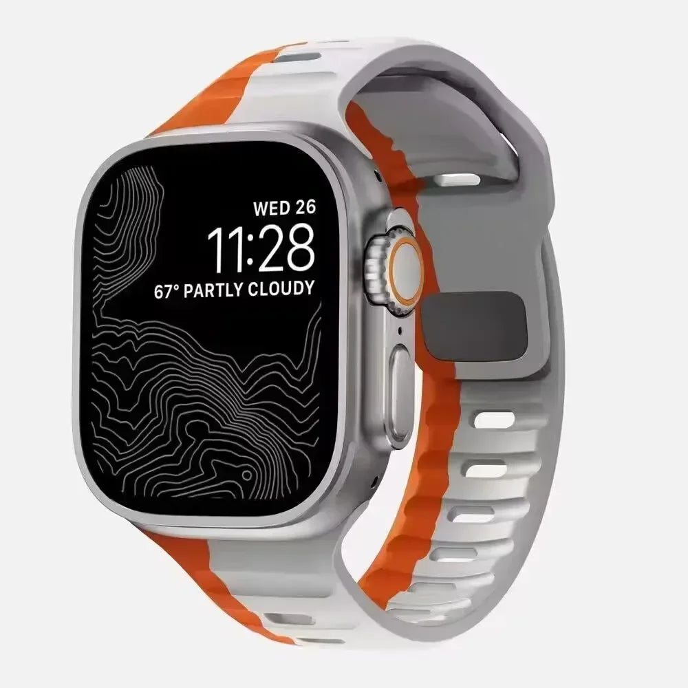 Soft Silicone Strap For Apple Watch Band Ultra