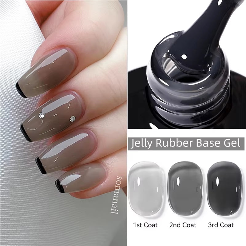 Fiber Rubber Base Gel for Broken Nail Repaired