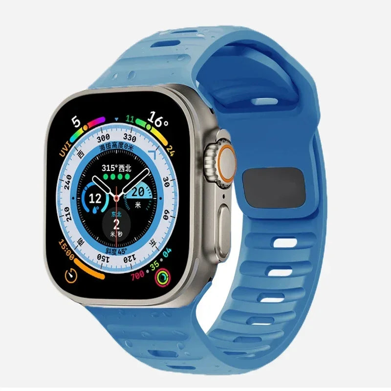 Soft Silicone Strap For Apple Watch Band Ultra