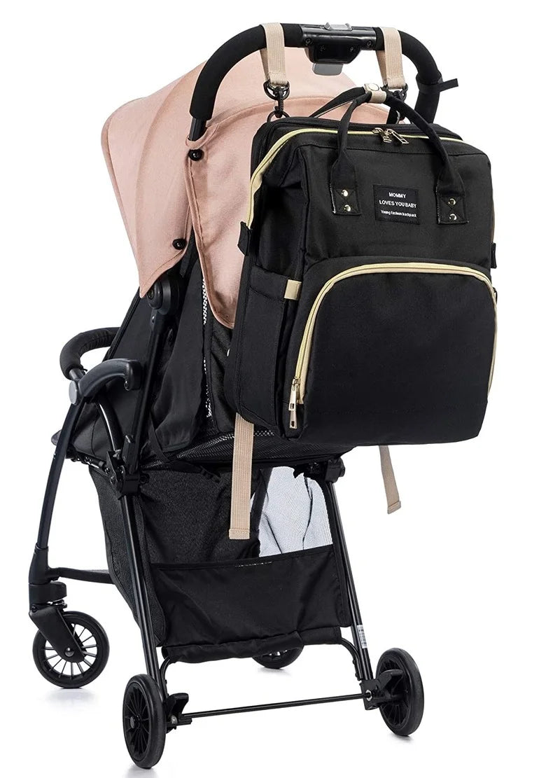 Foldable Baby Crib Diaper Bag