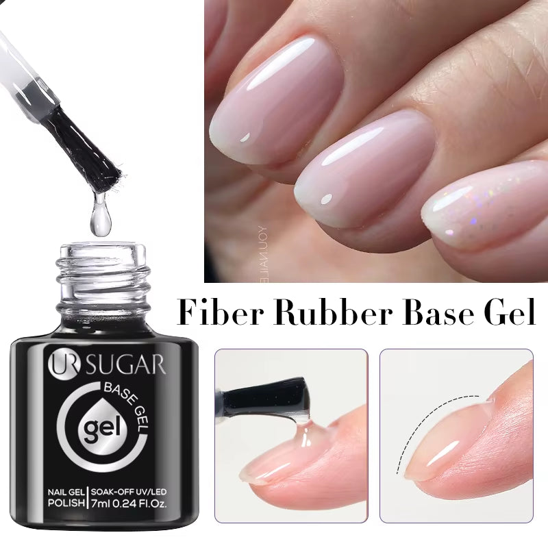 Fiber Rubber Base Gel for Broken Nail Repaired