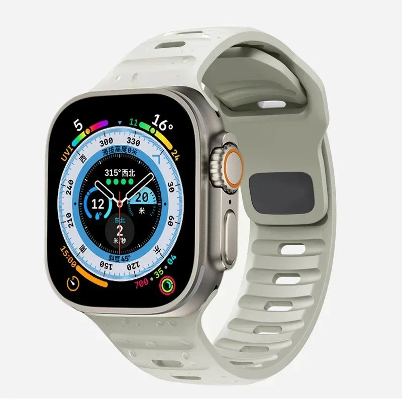 Soft Silicone Strap For Apple Watch Band Ultra