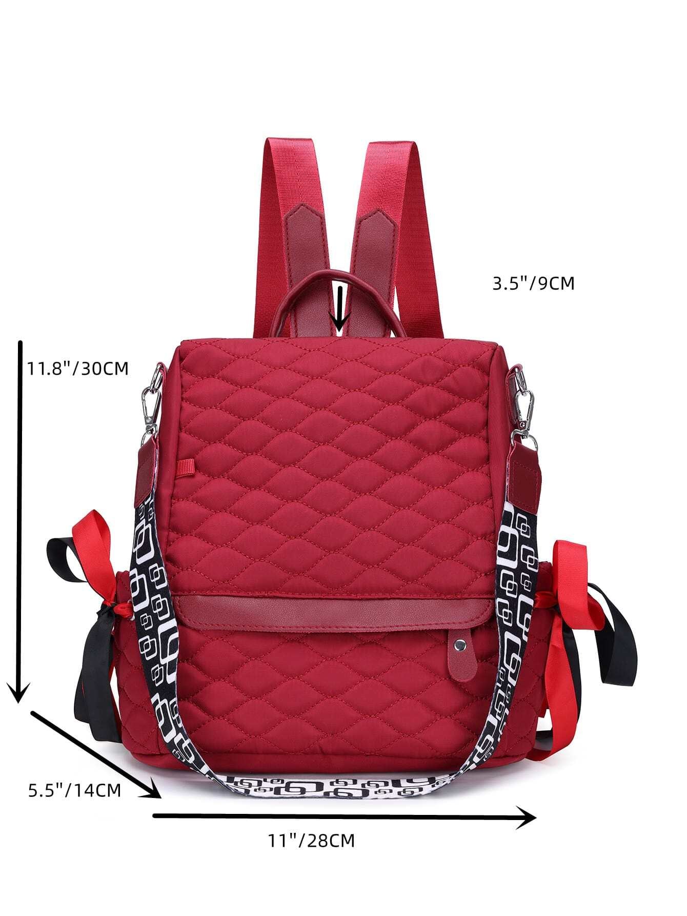 Lightweight Multi-Pocket Dual-Shoulder Backpack for Women,