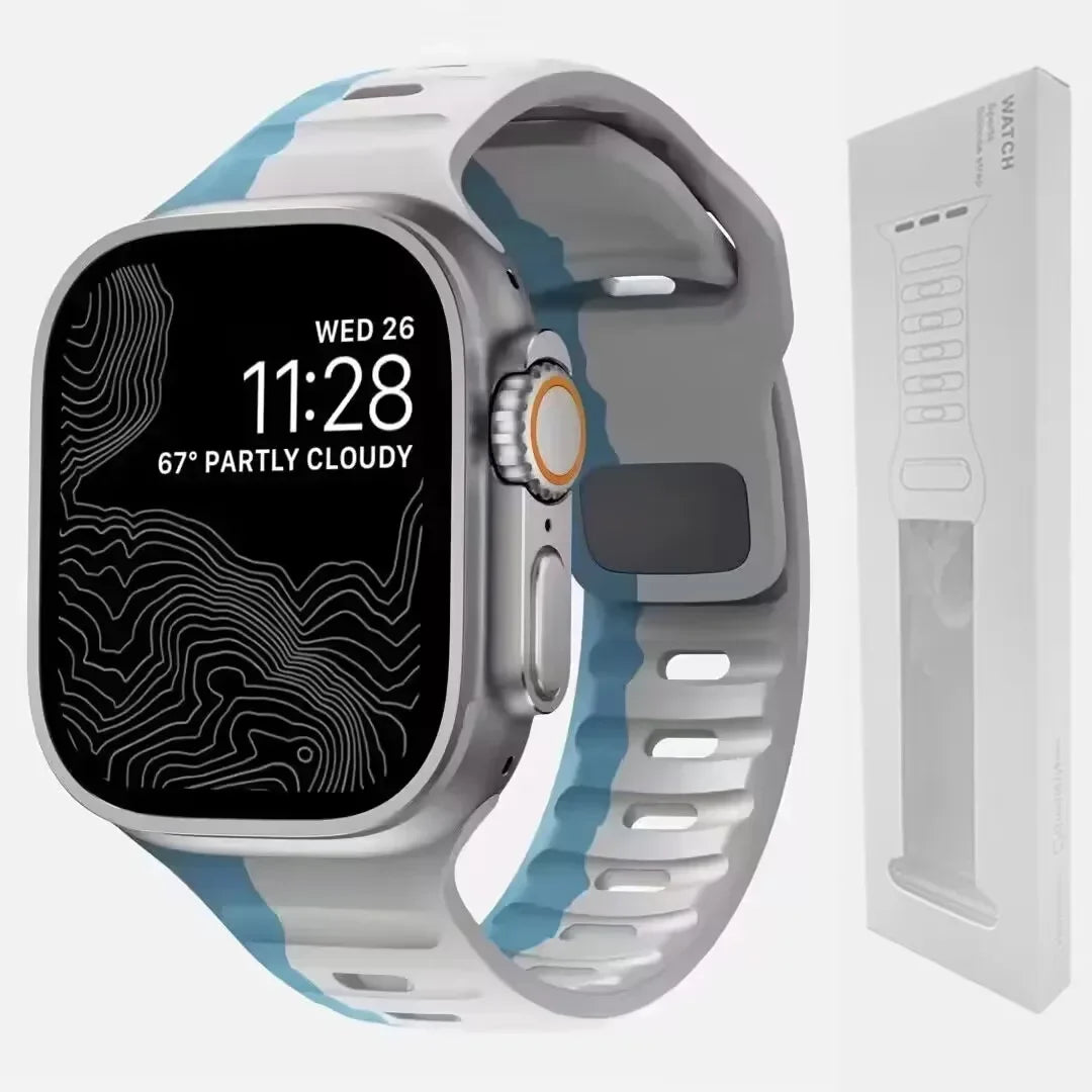 Soft Silicone Strap For Apple Watch Band Ultra
