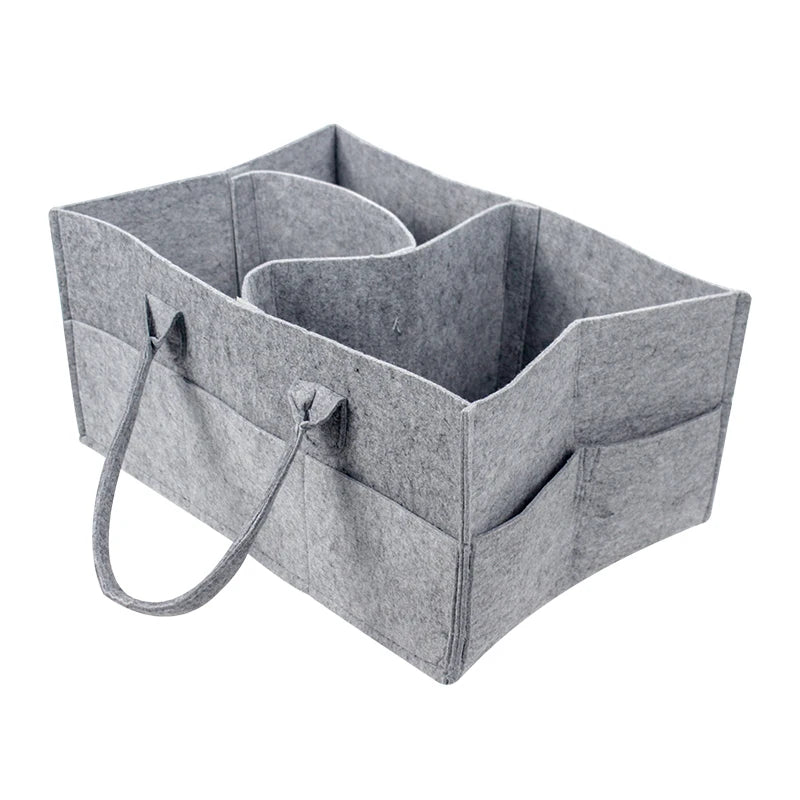 Portable Baby Diaper Caddy Organizer - Essential Storage Bag for Changing Table & Car