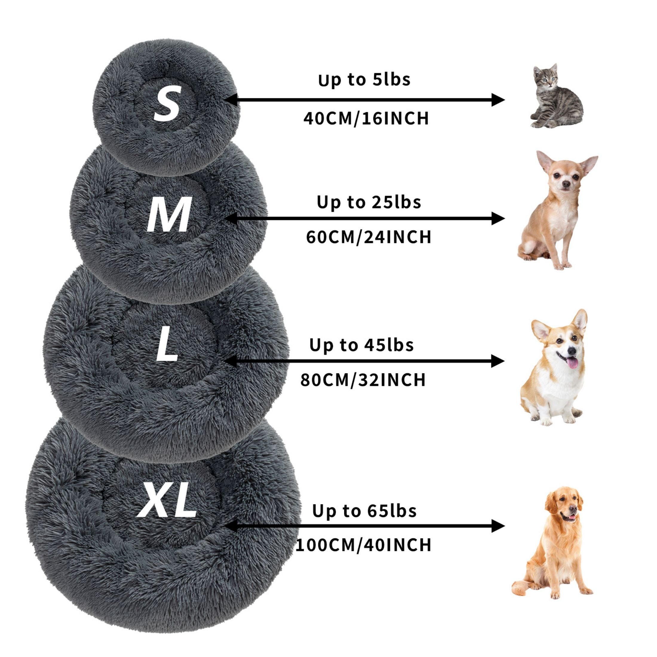 House Cat Bed Washable Pet Sofa Mat Calming Samll Large Dog Beds