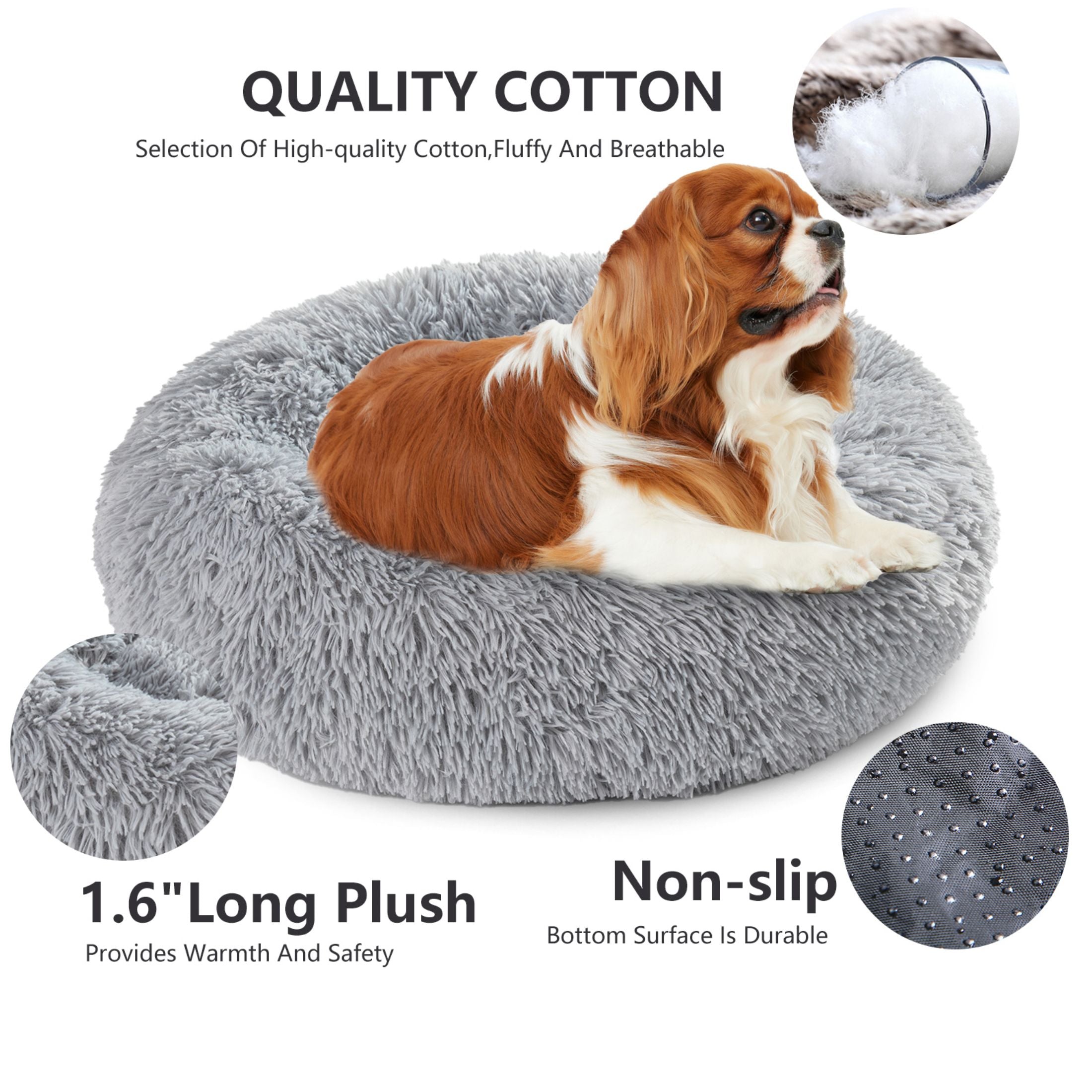 House Cat Bed Washable Pet Sofa Mat Calming Samll Large Dog Beds