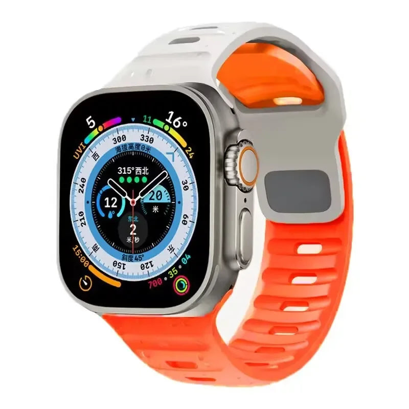 Soft Silicone Strap For Apple Watch Band Ultra