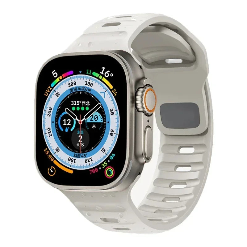 Soft Silicone Strap For Apple Watch Band Ultra