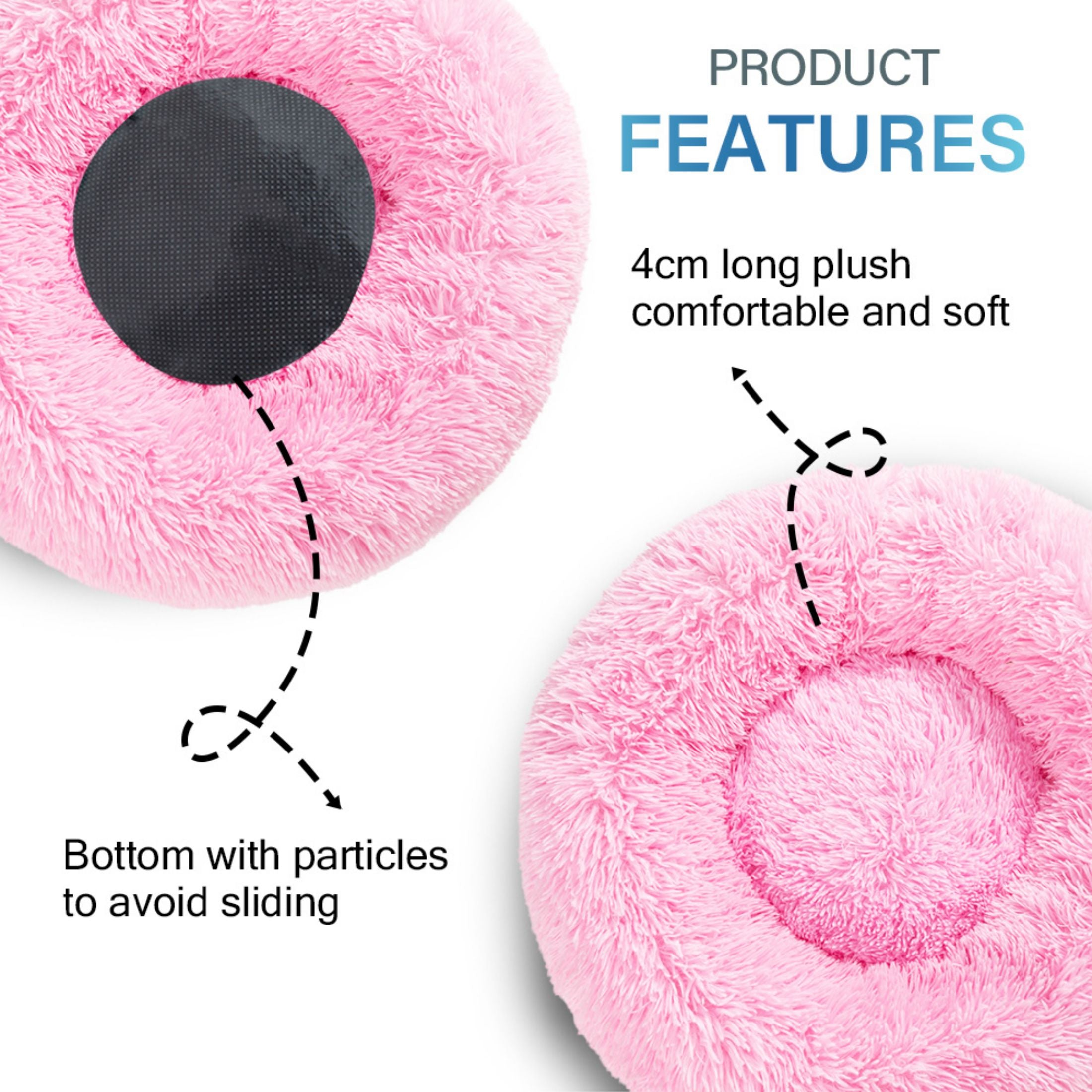 House Cat Bed Washable Pet Sofa Mat Calming Samll Large Dog Beds