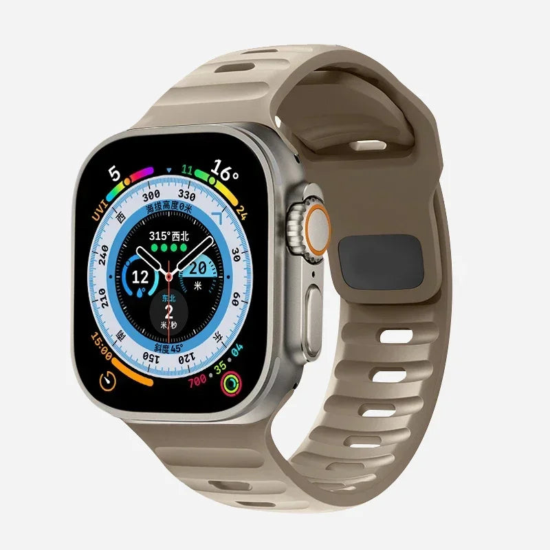Soft Silicone Strap For Apple Watch Band Ultra