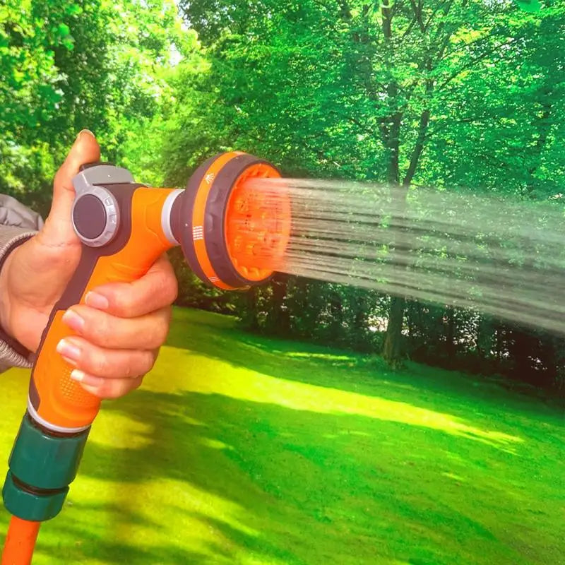 Spray Nozzles For Garden Hose Water Pipe Sprayer High Pressure Hose Nozzle Handheld Gardening Tools 8 Adjustable Spray Patterns
