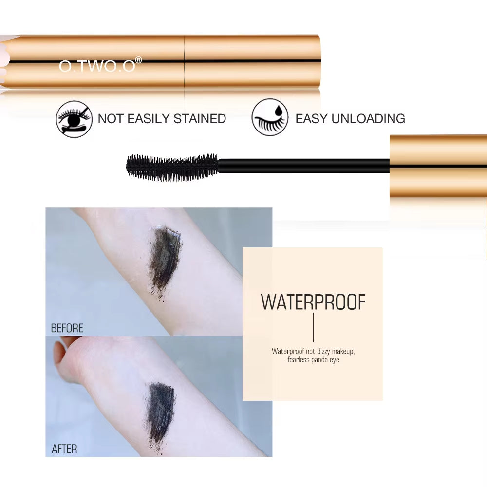 Eye Lashes Brush Beauty Makeup Long-Wearing Gold Color Mascara