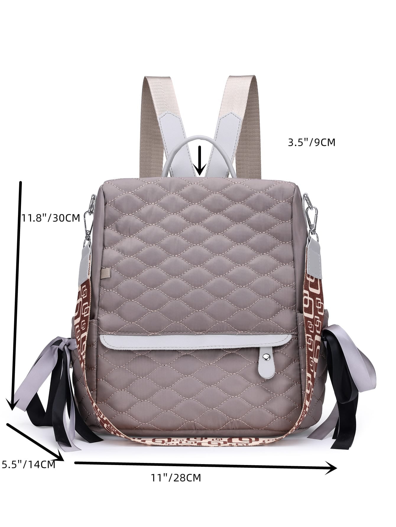 Lightweight Multi-Pocket Dual-Shoulder Backpack for Women,