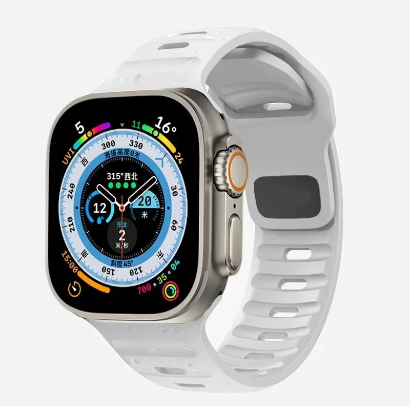 Soft Silicone Strap For Apple Watch Band Ultra