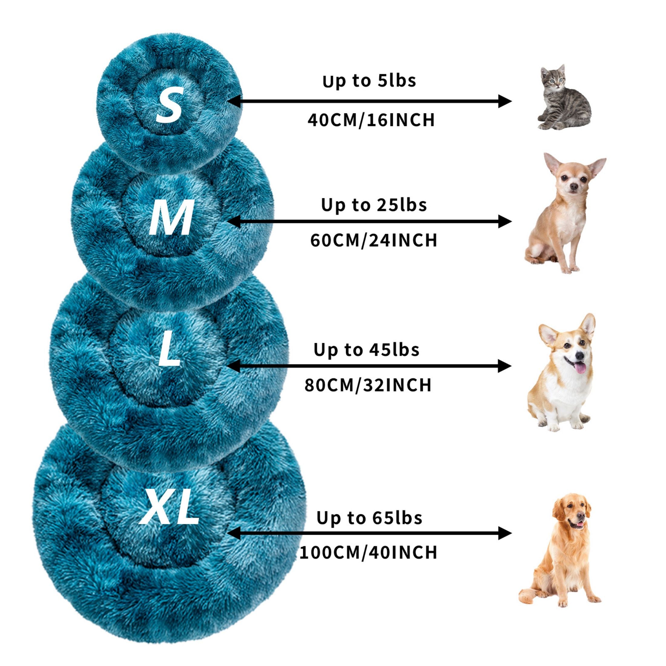 House Cat Bed Washable Pet Sofa Mat Calming Samll Large Dog Beds
