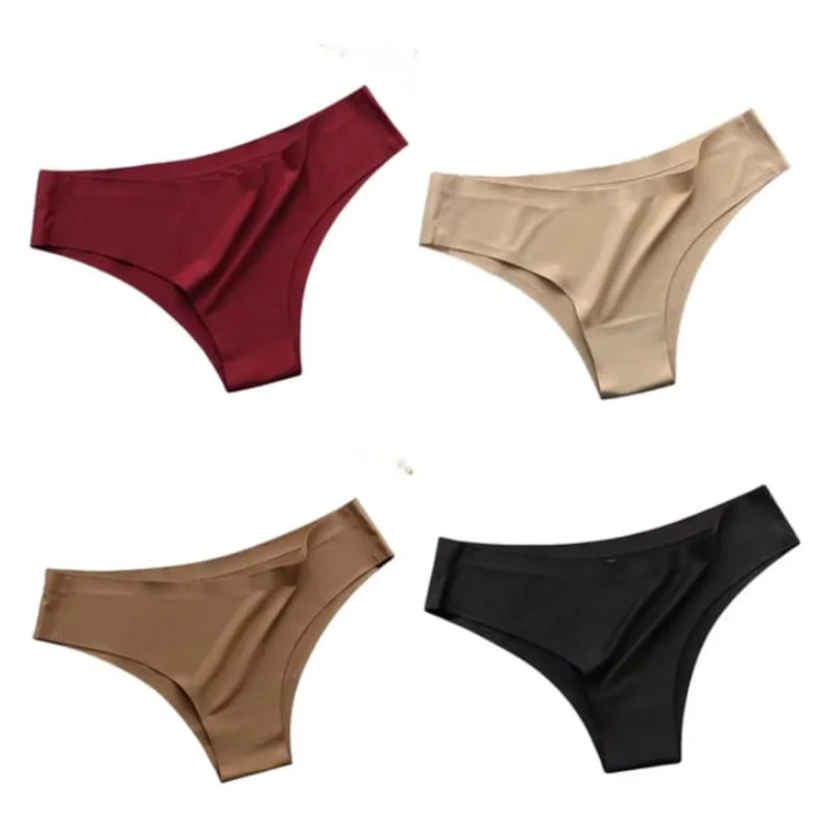 3 Kit Seamless Panties Women Seamless Thong Comfortable Lingerie Invisible Panties