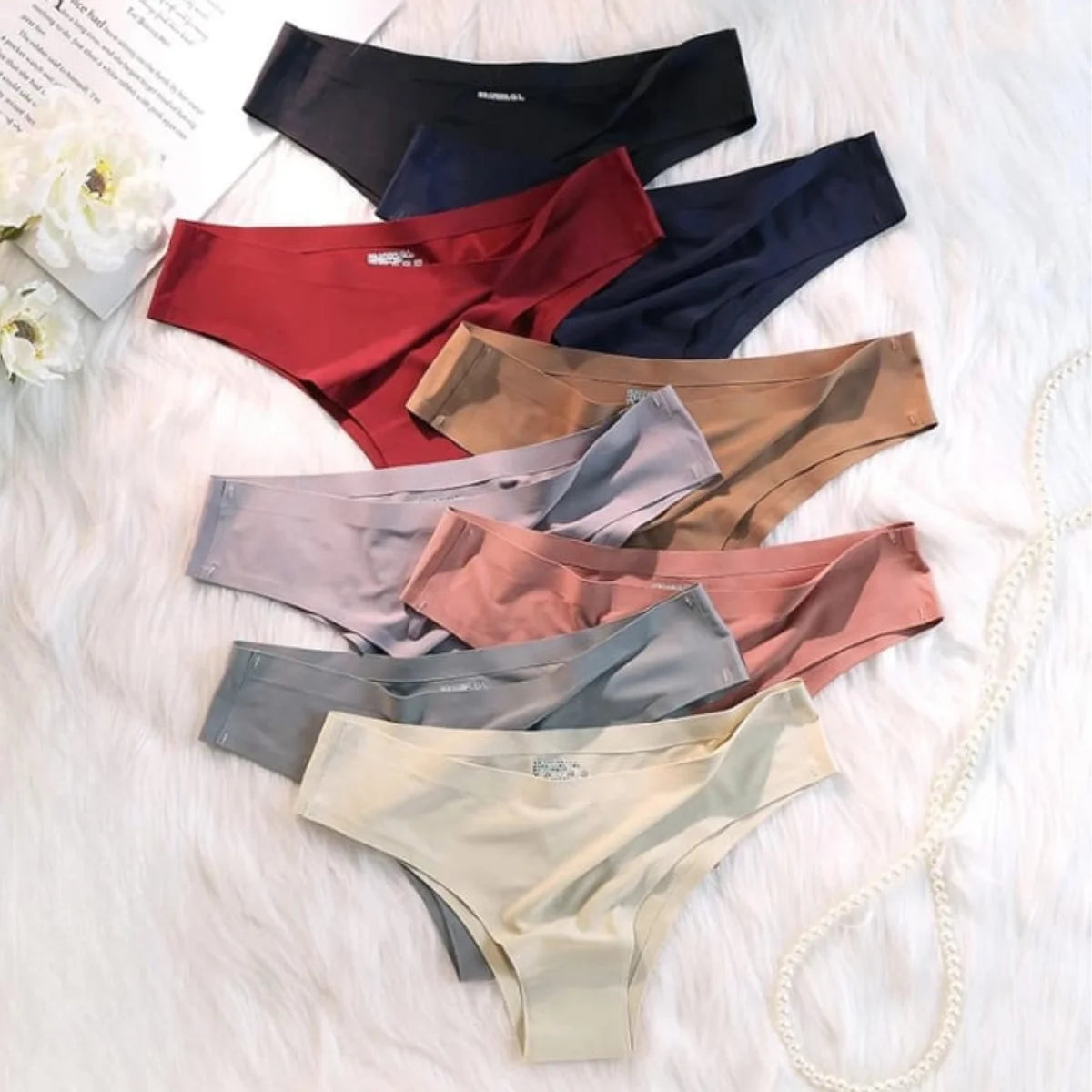 3 Kit Seamless Panties Women Seamless Thong Comfortable Lingerie Invisible Panties