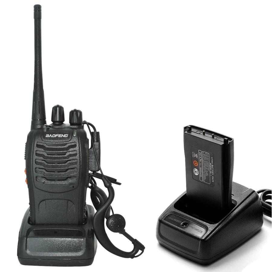 3PCS Walkie Talkie Original Baofeng BF888S 5W BF-888S 5KM UHF Transceiver Portable Two Way Radio BF 888S Intercom Walkie-talkie