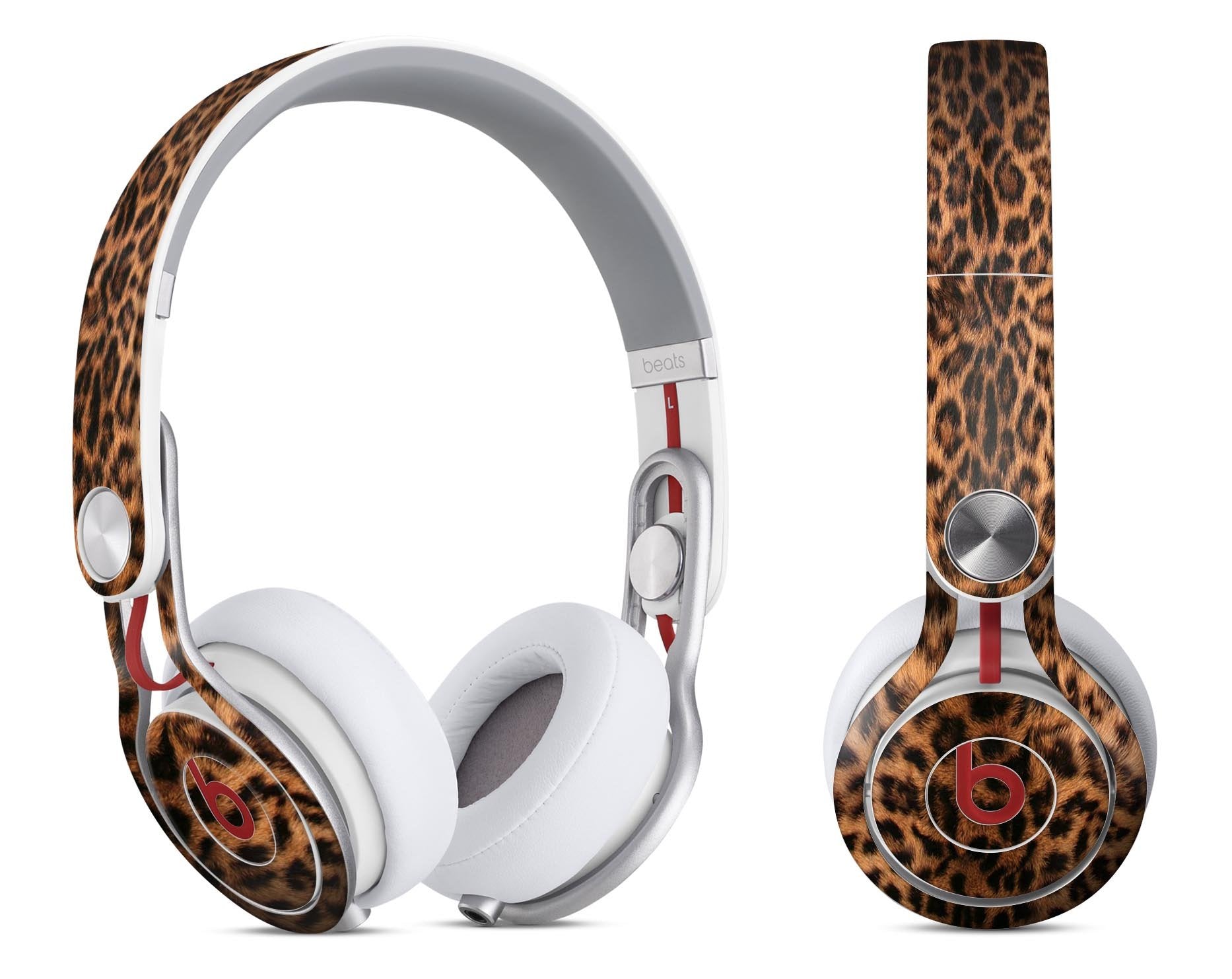 Mirrored Leopard Hide - Full Body Skin Decal Wrap Kit