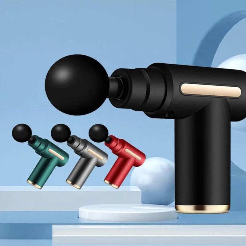 Portable Quiet Massage Gun  Ultra Small & Quiet Muscle Massage Gun USB Charging- for Home Gym Outdoors With one head