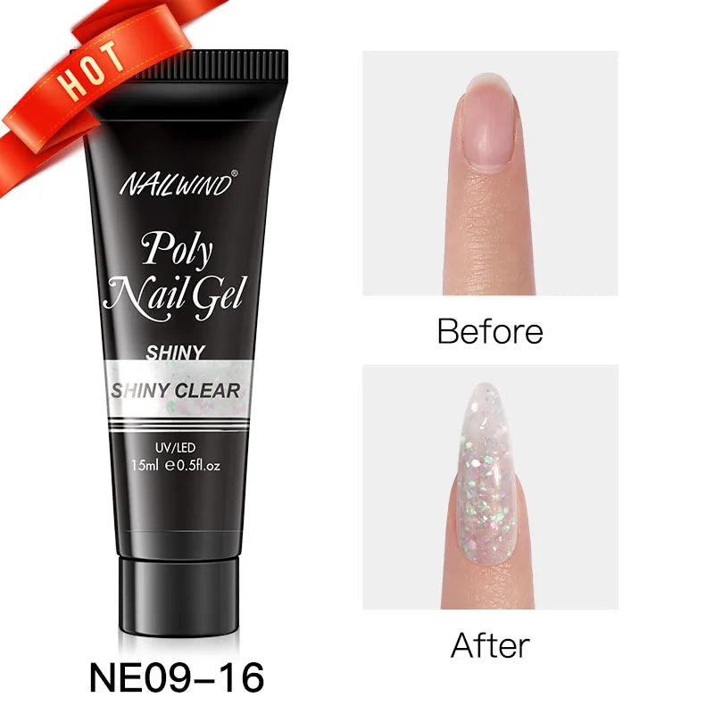 NAILWIND Poly Nail Gel for Builder Extension Acrygel for nails Gel Polish Semi Permanent Varnish Hybrid Nail Gel Nail Art