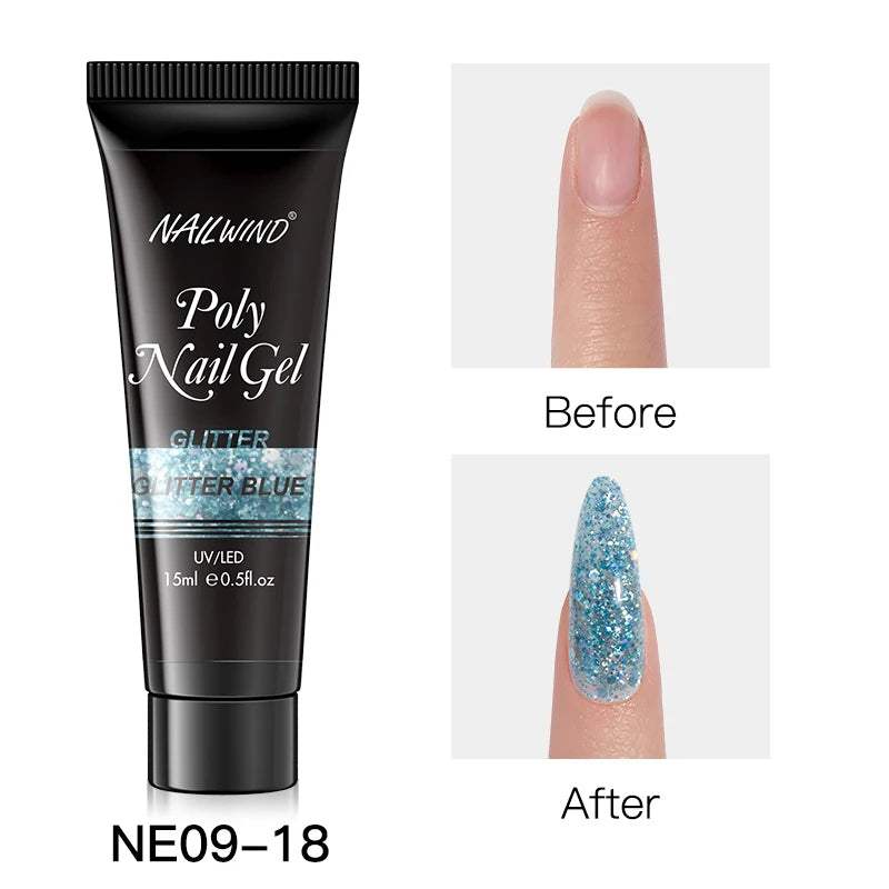 NAILWIND Poly Nail Gel for Builder Extension Acrygel for nails Gel Polish Semi Permanent Varnish Hybrid Nail Gel Nail Art