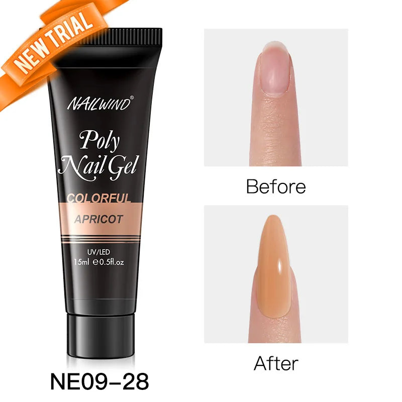 NAILWIND Poly Nail Gel for Builder Extension Acrygel for nails Gel Polish Semi Permanent Varnish Hybrid Nail Gel Nail Art