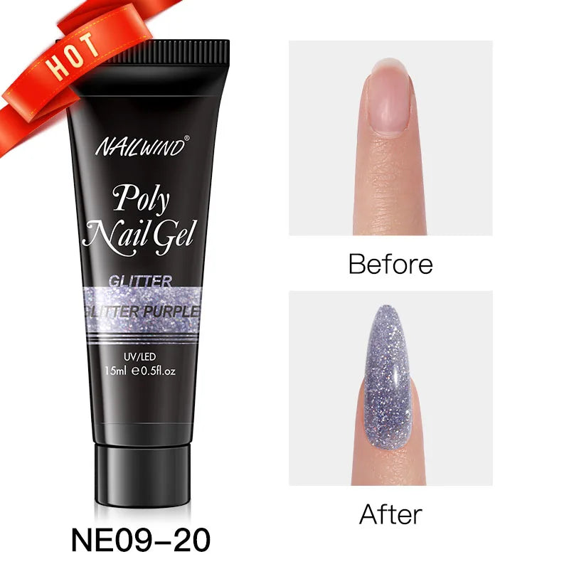 NAILWIND Poly Nail Gel for Builder Extension Acrygel for nails Gel Polish Semi Permanent Varnish Hybrid Nail Gel Nail Art