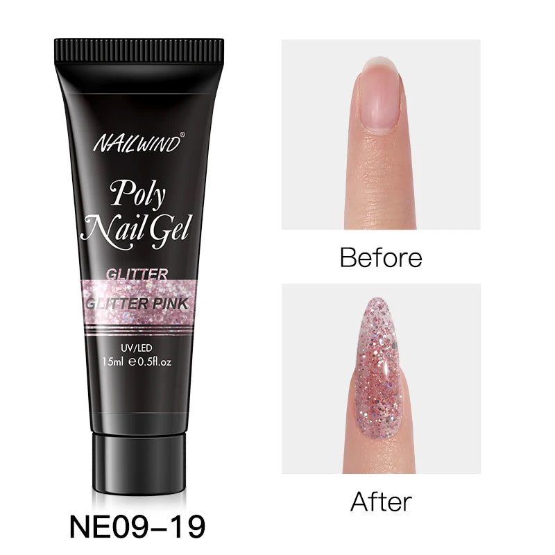 NAILWIND Poly Nail Gel for Builder Extension Acrygel for nails Gel Polish Semi Permanent Varnish Hybrid Nail Gel Nail Art