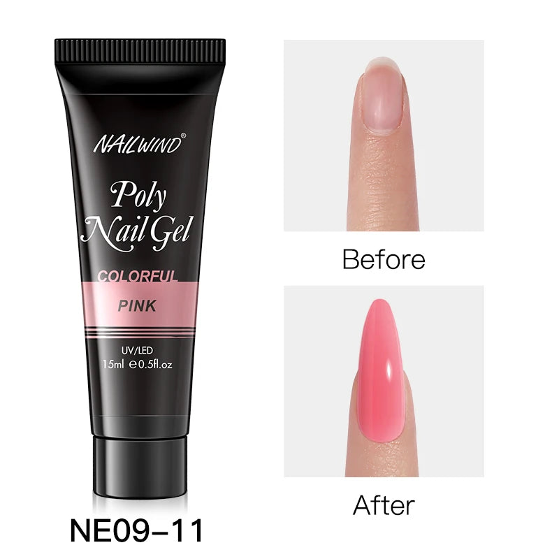 NAILWIND Poly Nail Gel for Builder Extension Acrygel for nails Gel Polish Semi Permanent Varnish Hybrid Nail Gel Nail Art