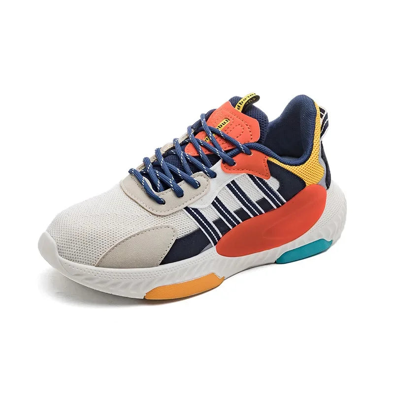 New Sport Shoes  for Women Men Shoes Fashion Lace Up Retro Casual Sneakers Retro Couple Platform Mesh Running Shoes