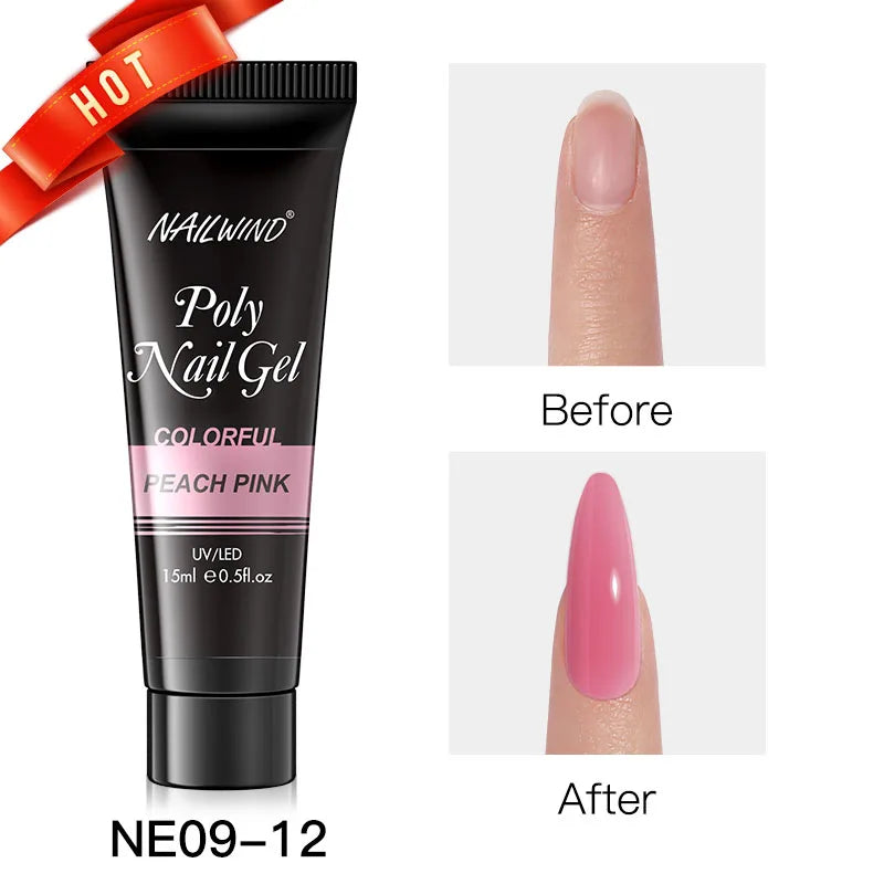 NAILWIND Poly Nail Gel for Builder Extension Acrygel for nails Gel Polish Semi Permanent Varnish Hybrid Nail Gel Nail Art