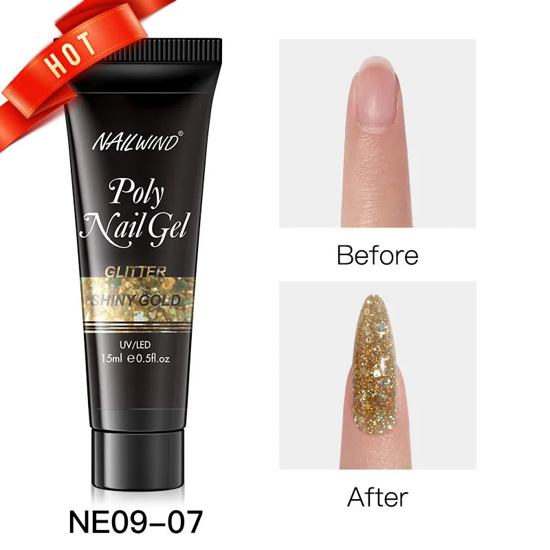 NAILWIND Poly Nail Gel for Builder Extension Acrygel for nails Gel Polish Semi Permanent Varnish Hybrid Nail Gel Nail Art