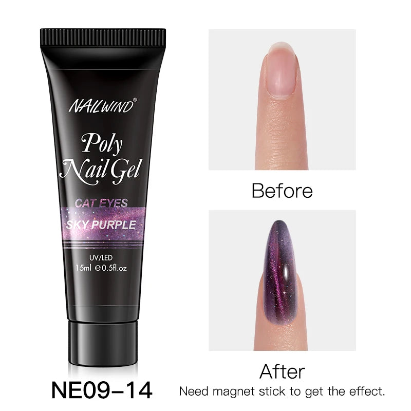 NAILWIND Poly Nail Gel for Builder Extension Acrygel for nails Gel Polish Semi Permanent Varnish Hybrid Nail Gel Nail Art