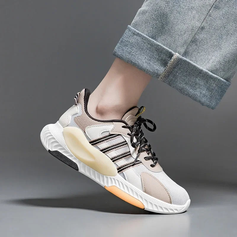 New Sport Shoes  for Women Men Shoes Fashion Lace Up Retro Casual Sneakers Retro Couple Platform Mesh Running Shoes