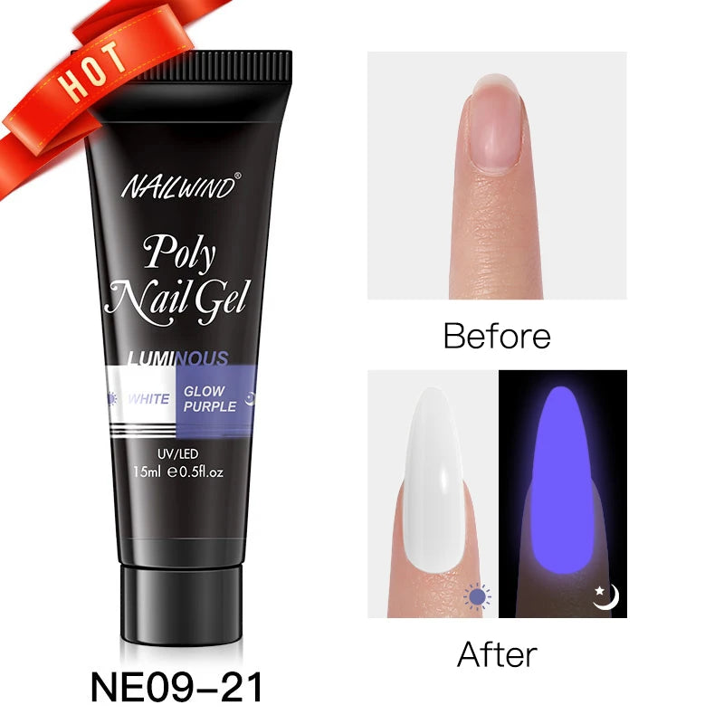 NAILWIND Poly Nail Gel for Builder Extension Acrygel for nails Gel Polish Semi Permanent Varnish Hybrid Nail Gel Nail Art