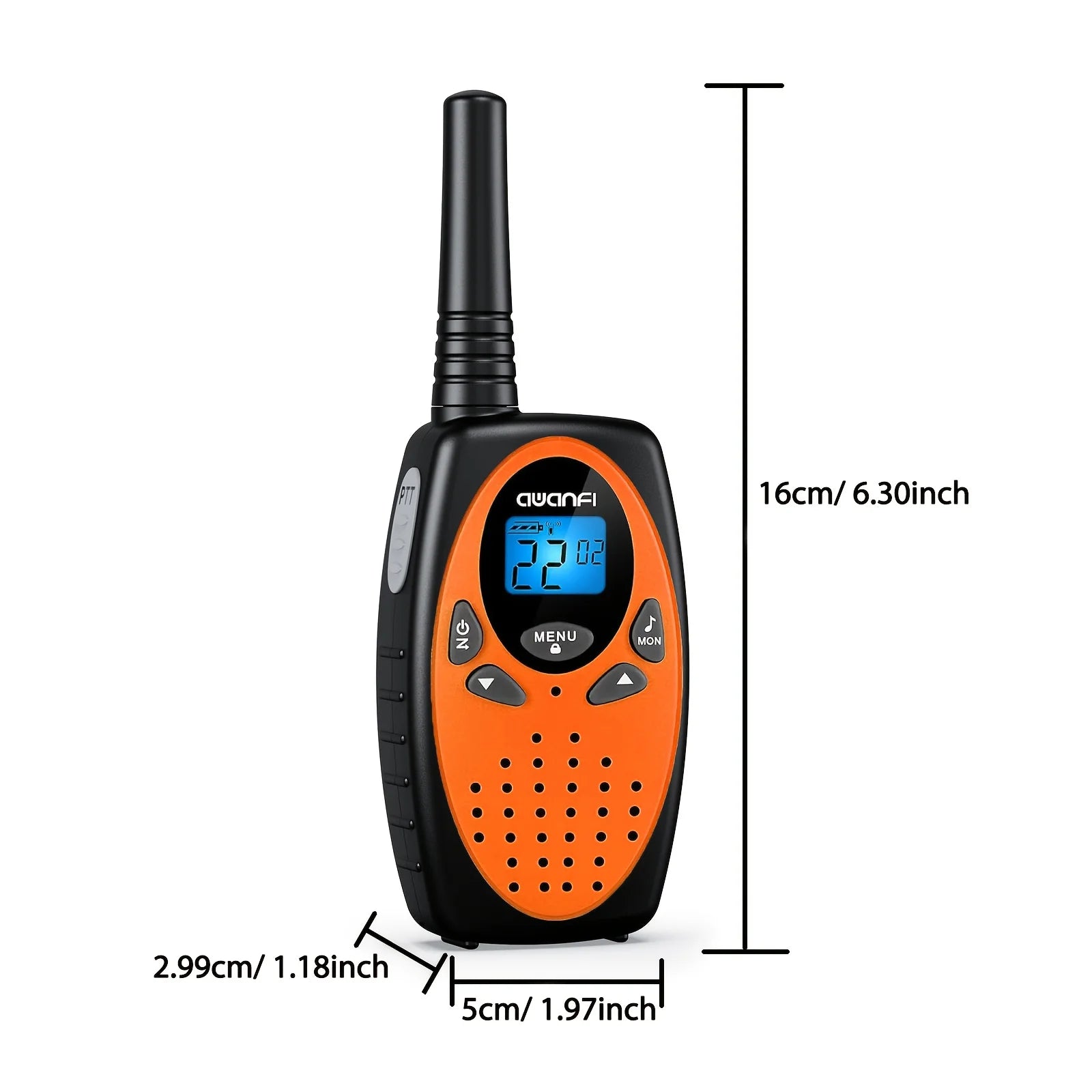 2/3/4 pcs Rechargeable Walkie Talkie  for Kids & Adults, 16 Channels, 1200mAh Battery, 2-Way Radios for Gift, Camping, Hiking