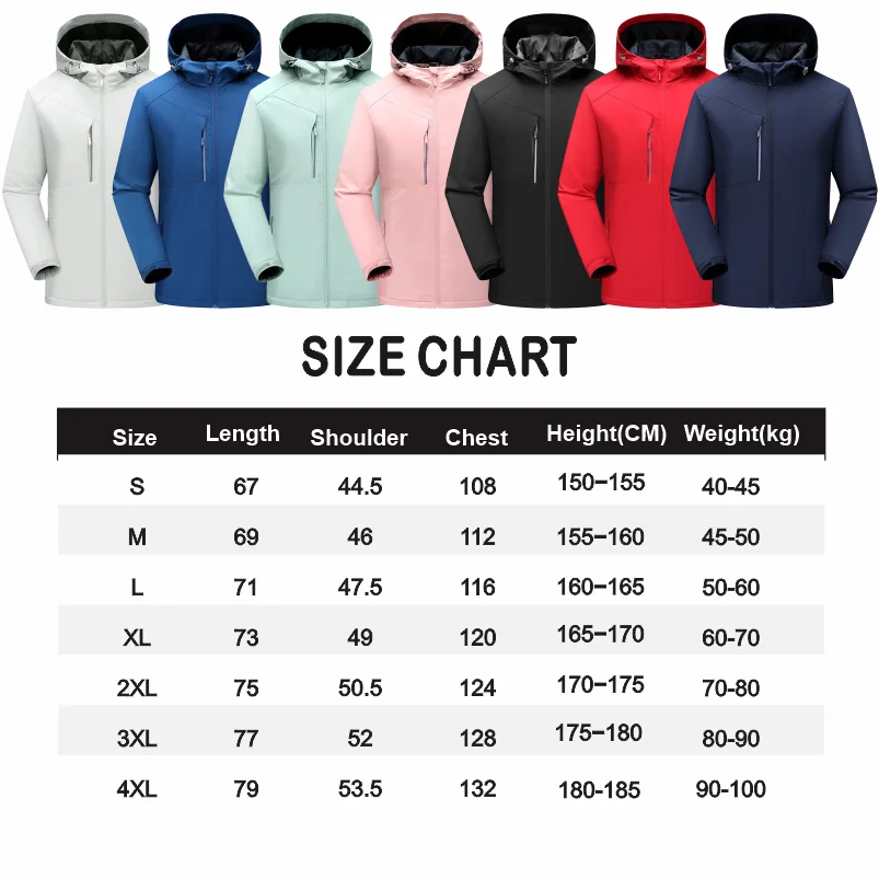 Customized LOGO Winter Jacket Waterproof Warm Thick Windbreaker Brand Design Printed Embroidery Outdoor Windproof Coat