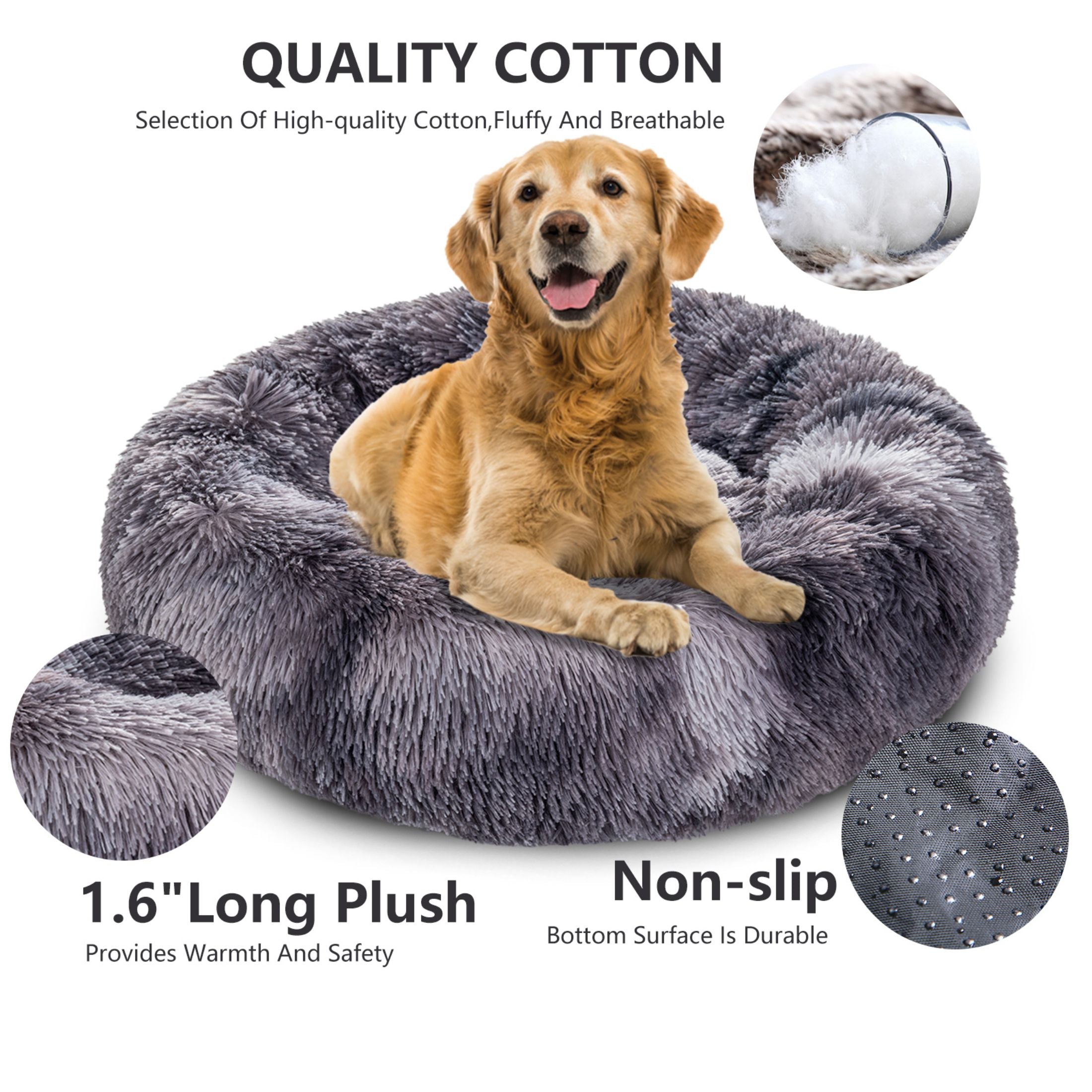 House Cat Bed Washable Pet Sofa Mat Calming Samll Large Dog Beds