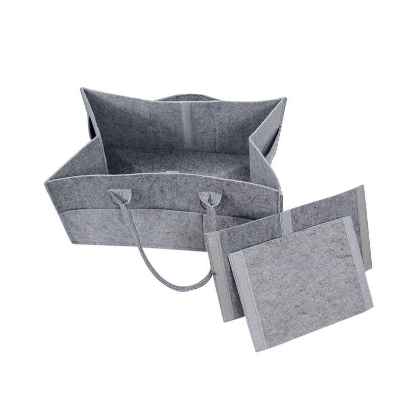 Portable Baby Diaper Caddy Organizer - Essential Storage Bag for Changing Table & Car